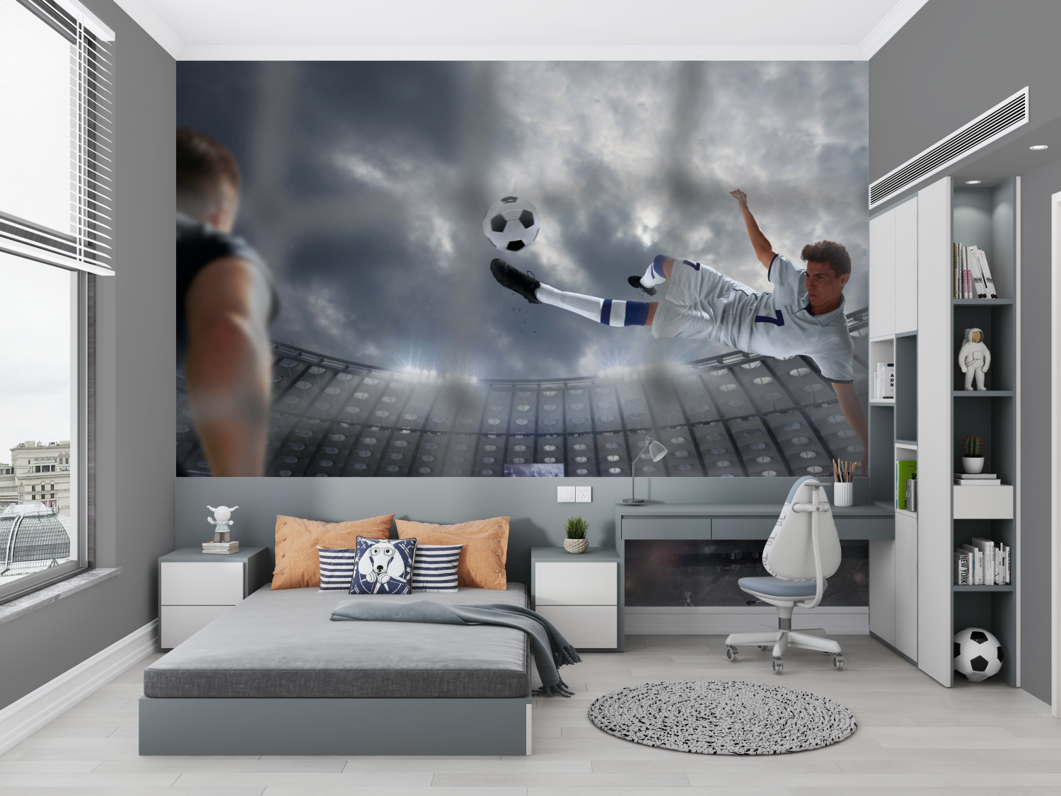 Soccer Player Wallpaper | Murals Wallpaper