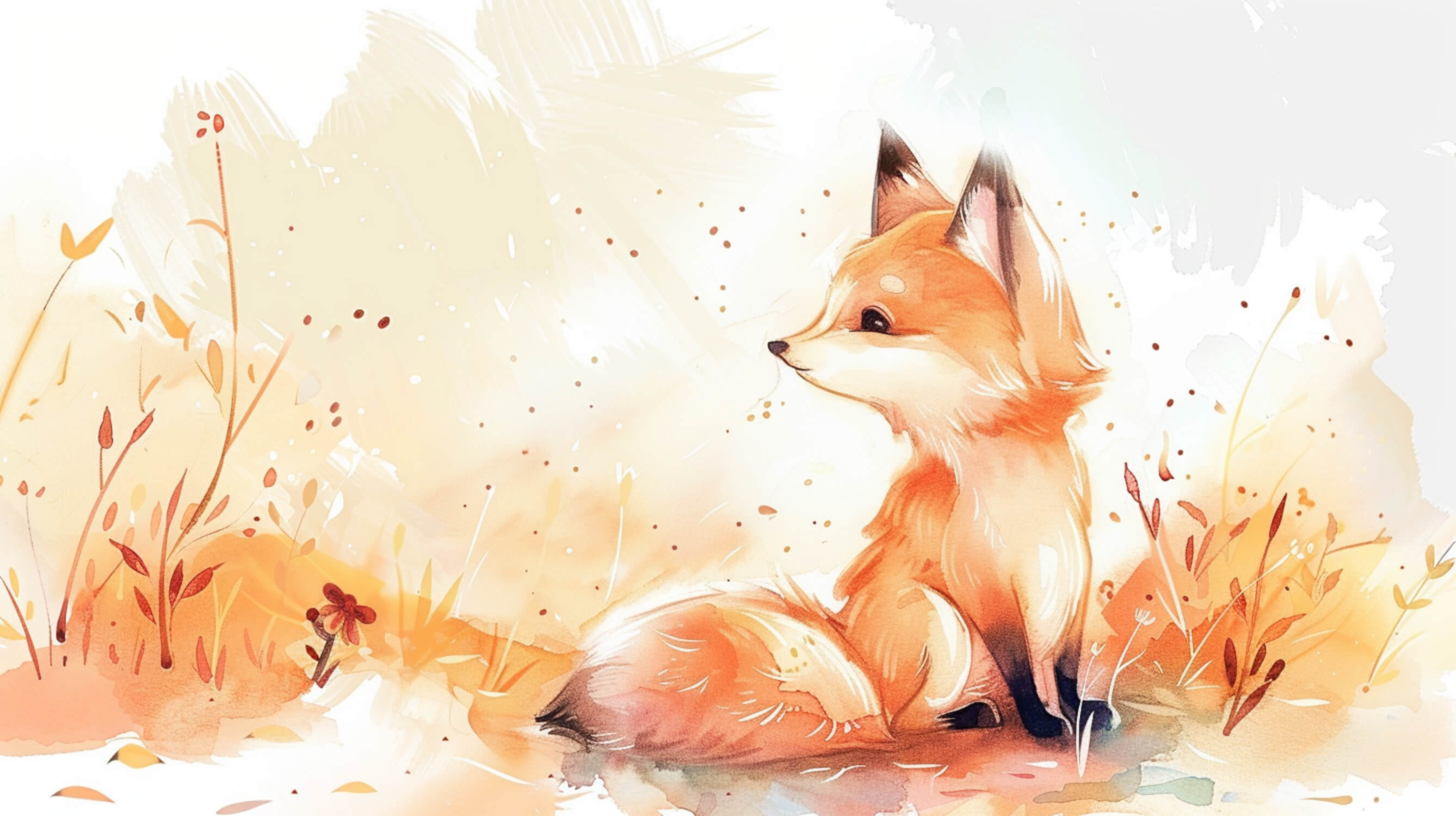 Fox Wallpaper for Kids | Murals Wallpaper