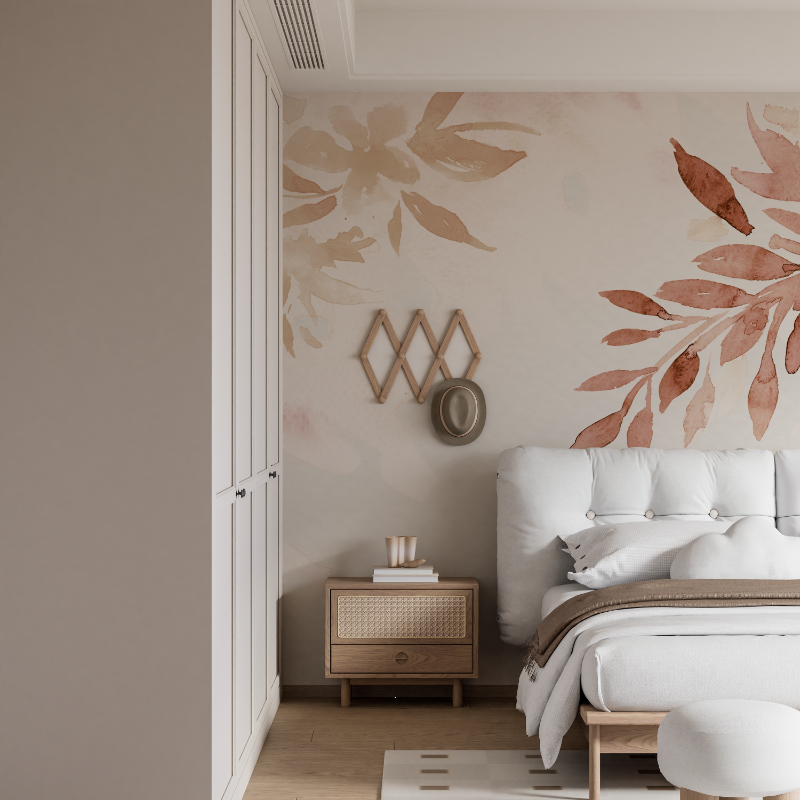 Watercolor Wallpaper Earthy Tones | Murals Wallpaper