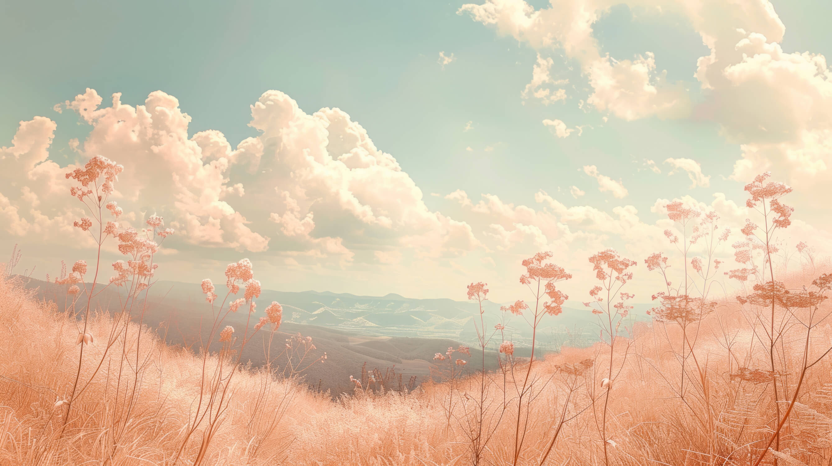 Cozy Abstract Nature Wallpaper in Soft Tones | Murals Wallpaper