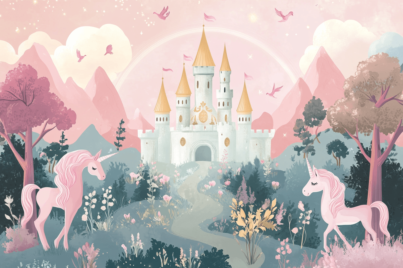 Rainbow Unicorn Wallpaper | Murals Wallpaper