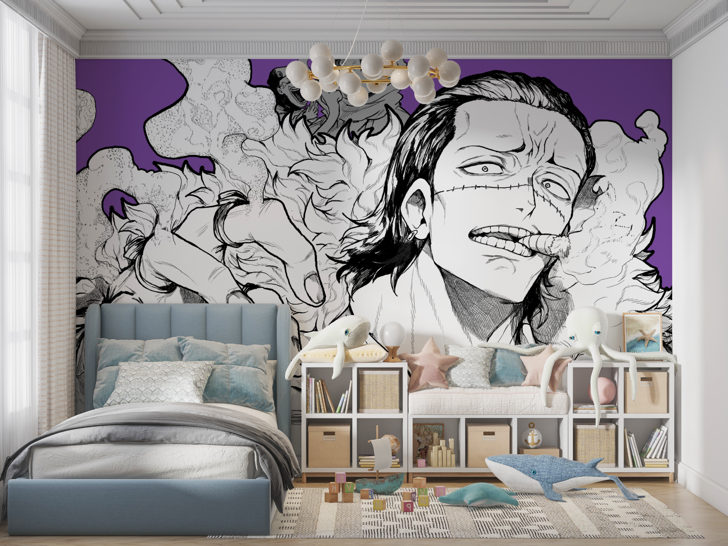 One Piece Crocodile Wallpaper.png | Murals Wallpaper