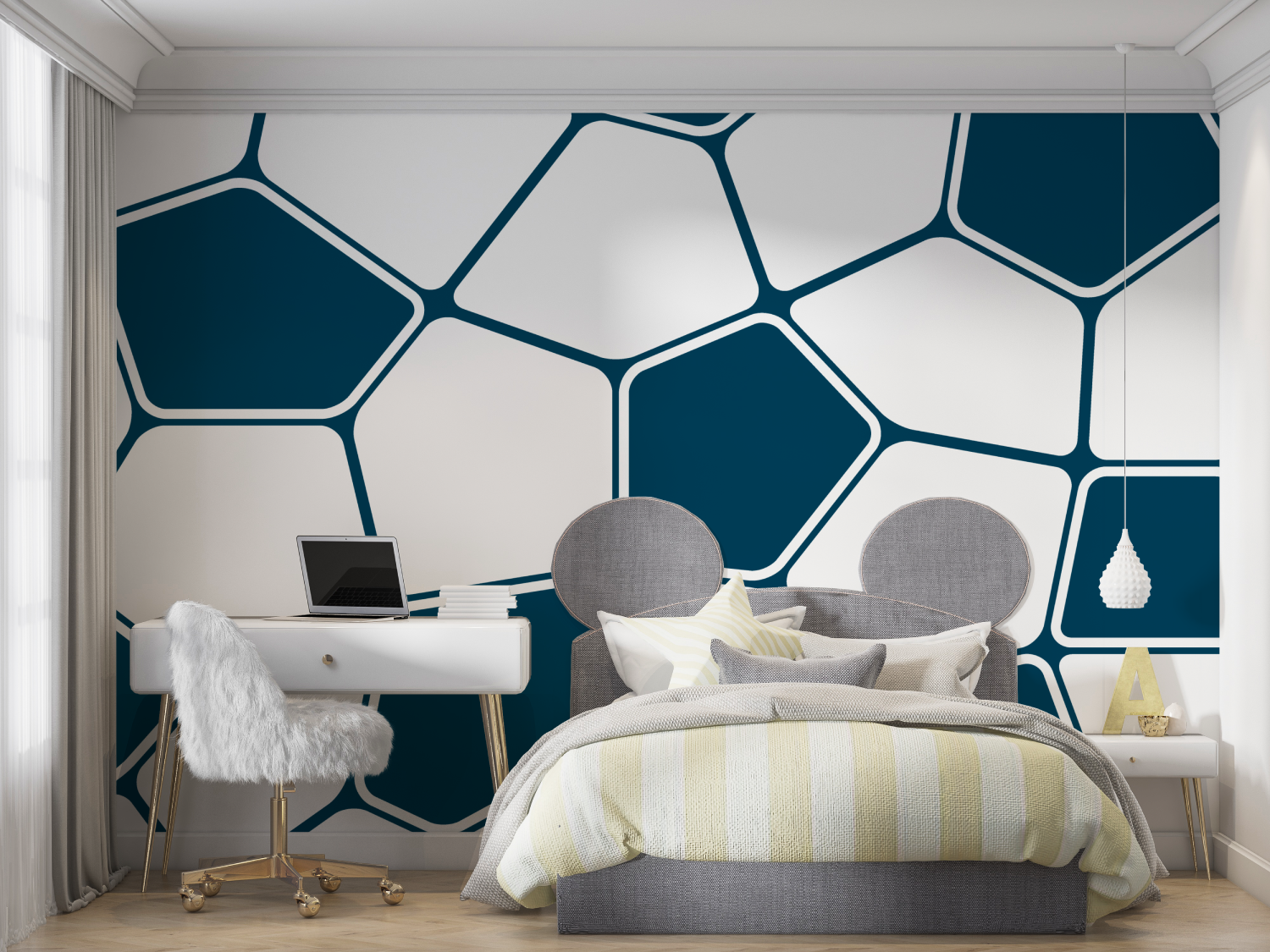Soccer Pattern Wallpaper | Murals Wallpaper