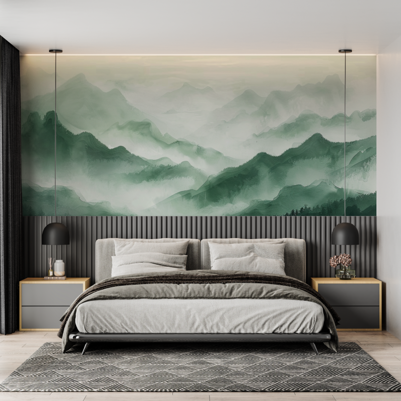 Misty Forest Wallpaper | Murals Wallpaper