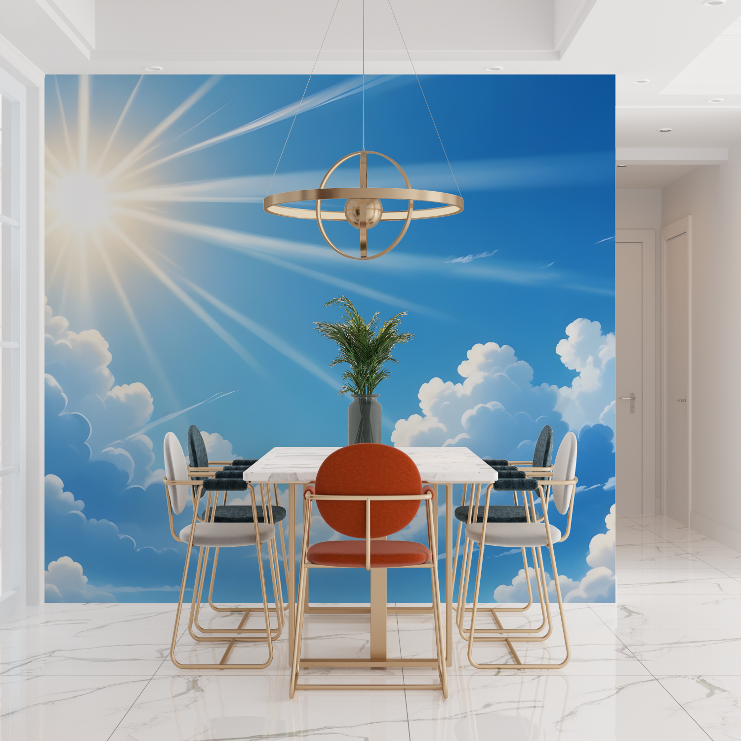 Himmel-Tapete | Wandbild-Tapete