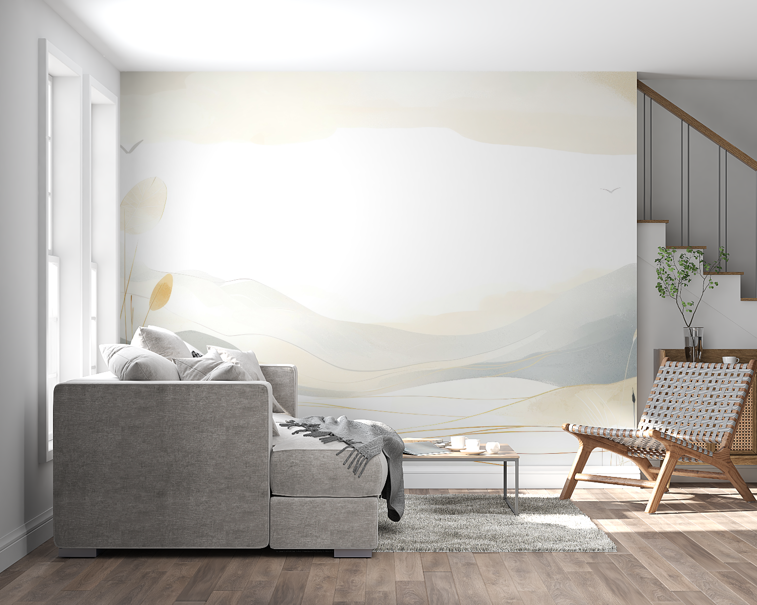 Watercolor Wallpaper Large Mural | Murals Wallpaper
