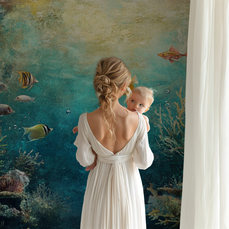 Marine Wallpaper with Ocean Backgrounds and Fish | Murals Wallpaper