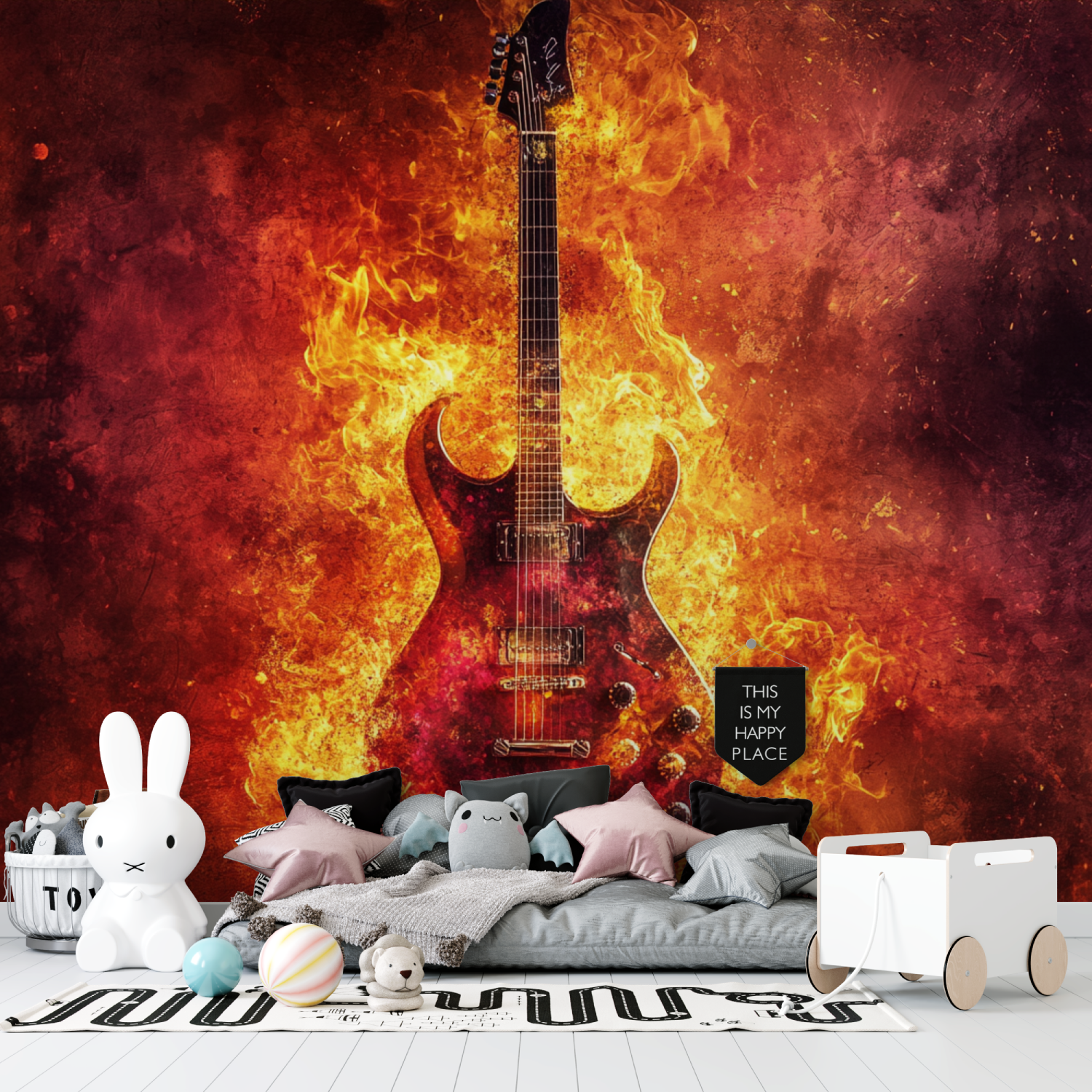 Electric Guitar Wallpaper | Murals Wallpaper