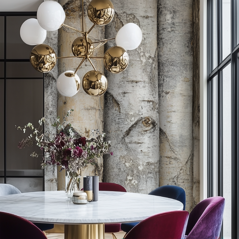 Holzbaum-Tapete | Wandbilder Tapete