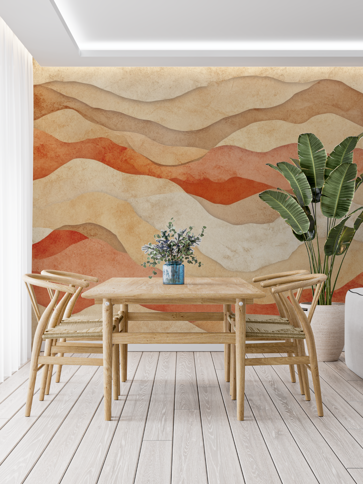 Desert Dune Terracotta Wallpaper | Murals Wallpaper
