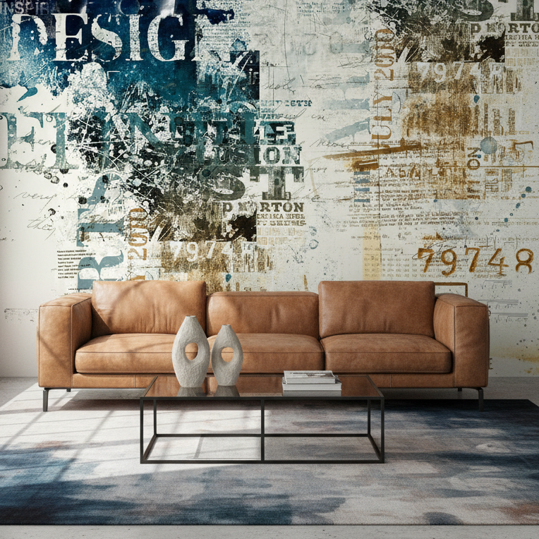 Mural Industrial Style Wallpaper