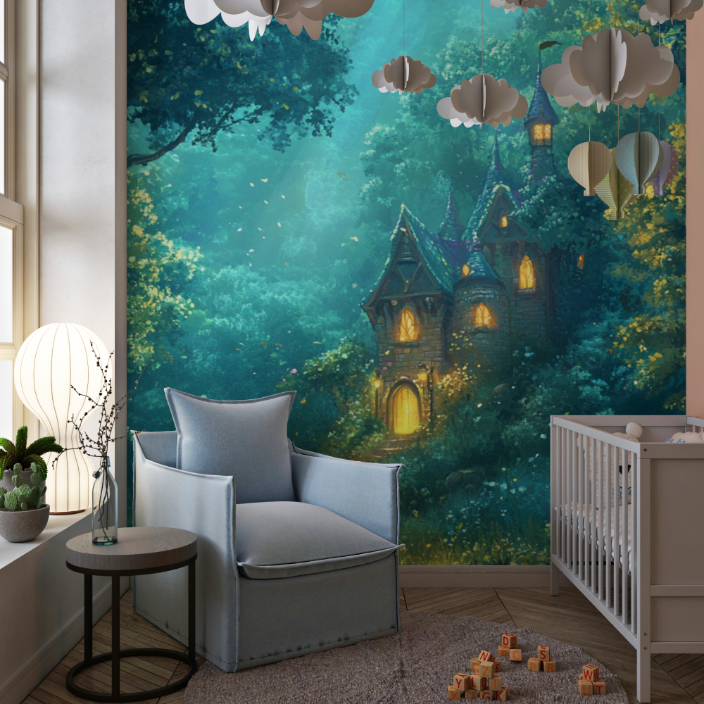 Princess Awakening Forest Wallpaper | Murals Wallpaper