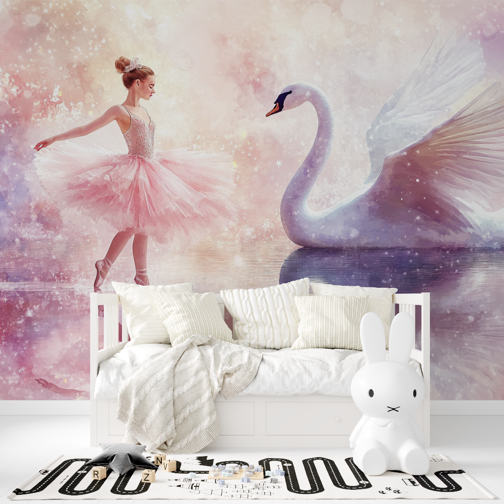 Black Swan Princess and Ballerina Wallpaper | Murals Wallpaper