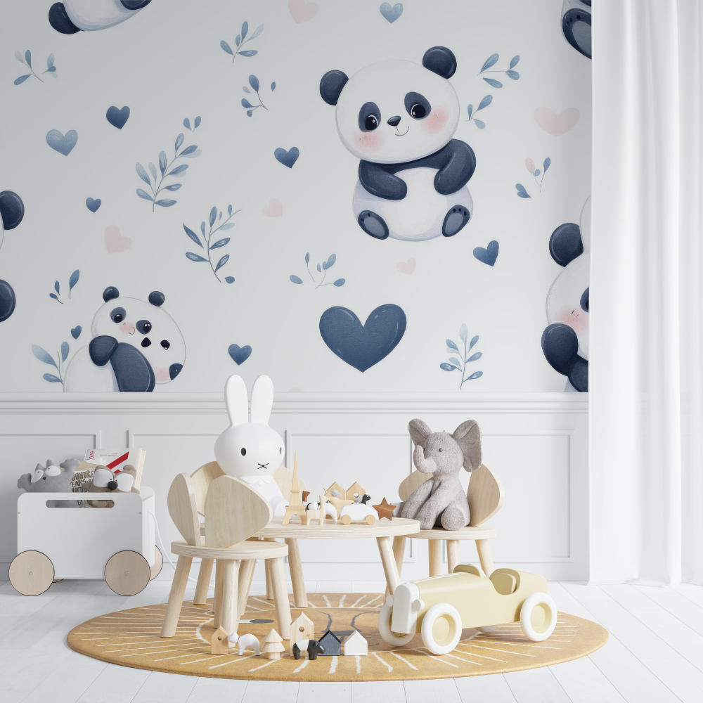 Panda Wallpaper for Nursery | Murals Wallpaper