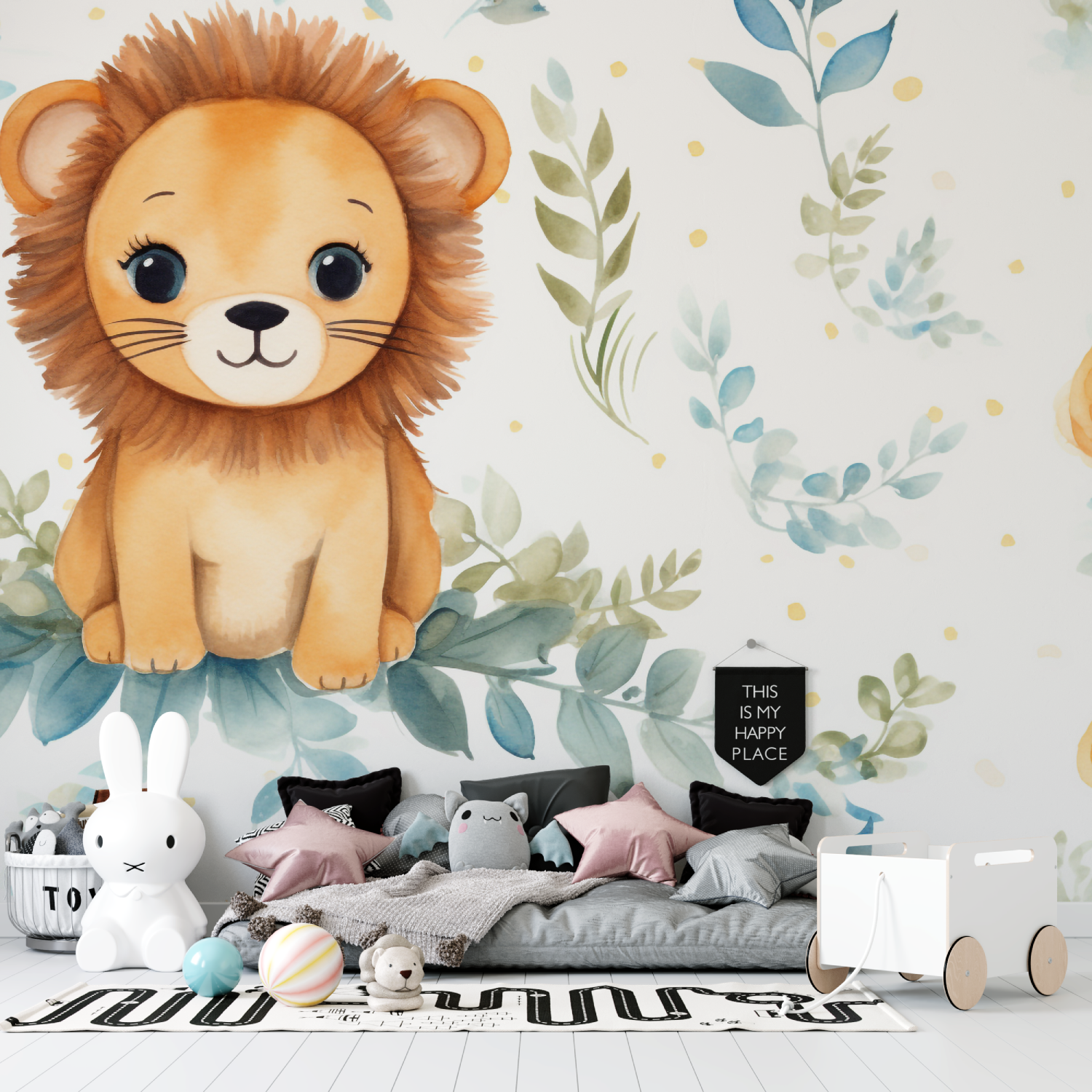 Lion Brother Kids Wallpaper | Murals Wallpaper
