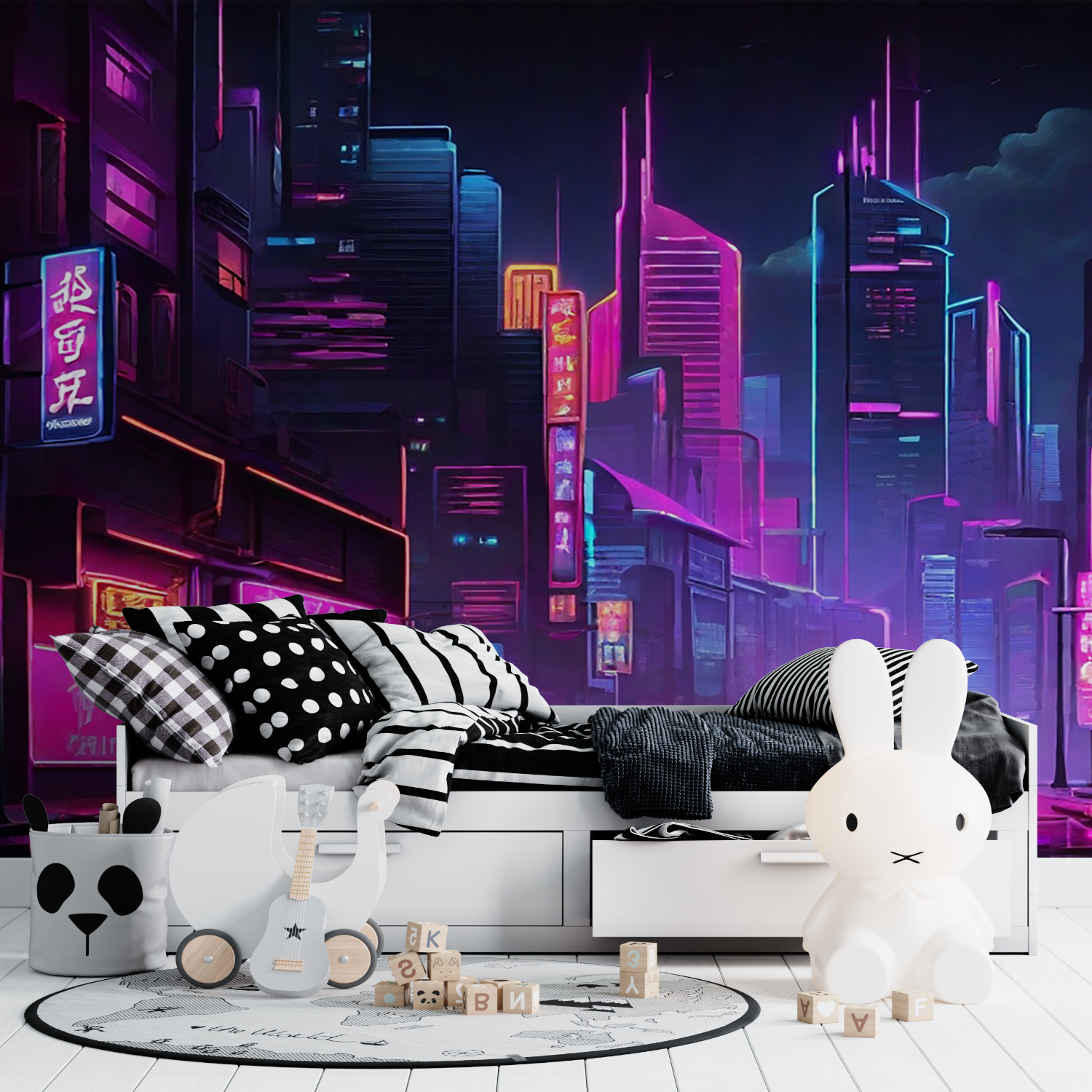 Neon Japanese Wallpaper | Murals Wallpaper