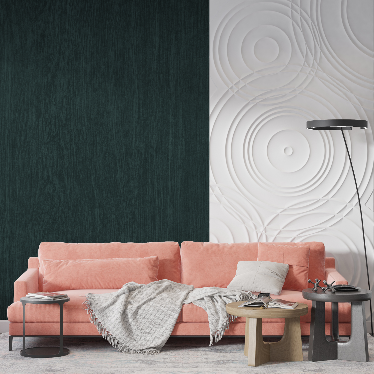 Waldgrüne Tapete | Murals Wallpaper