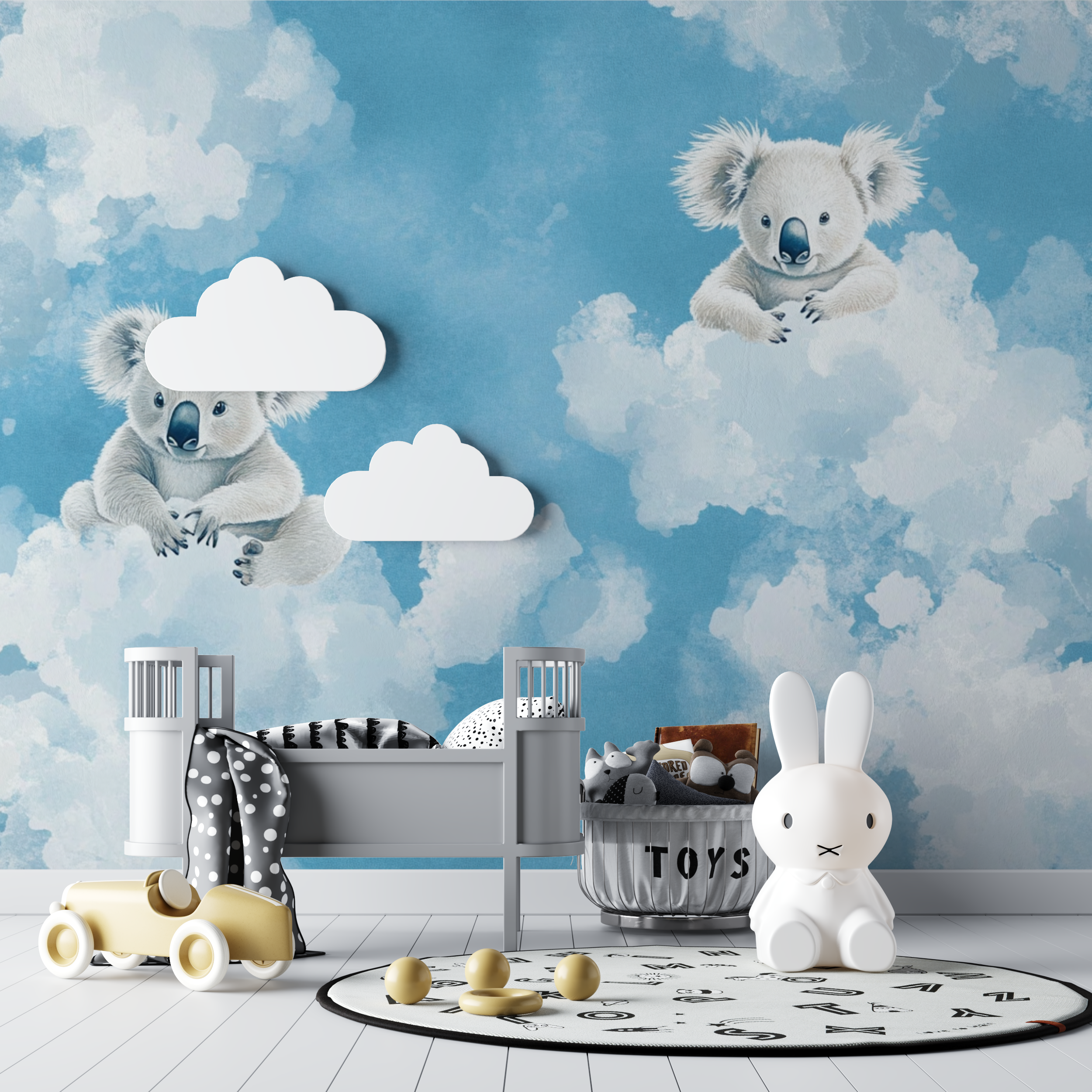 Koala Wallpaper in Apnea in the Sky | Murals Wallpaper