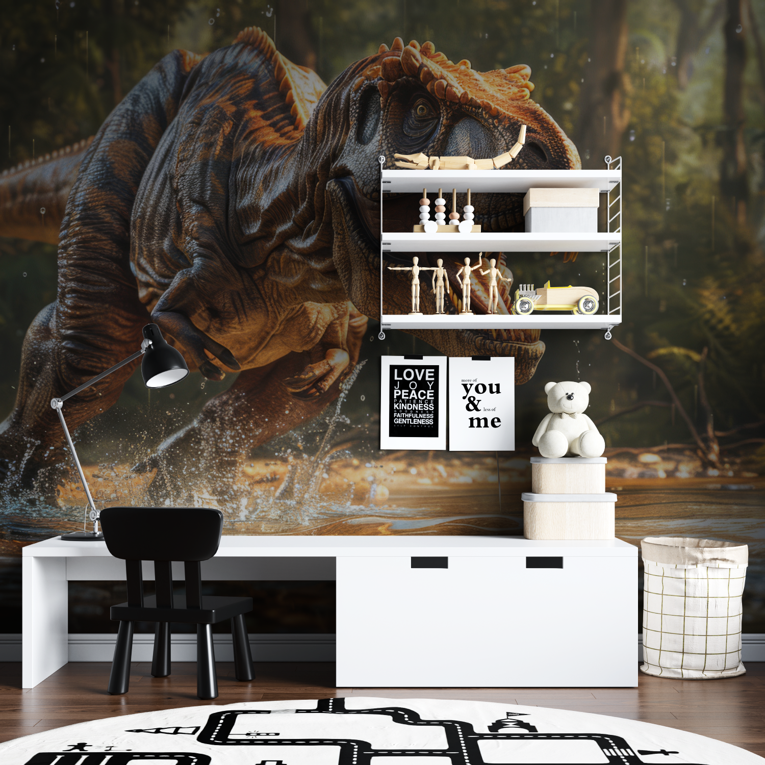 Wilder Tyrannosaurus Rex – Hintergrundbild | Wandbilder