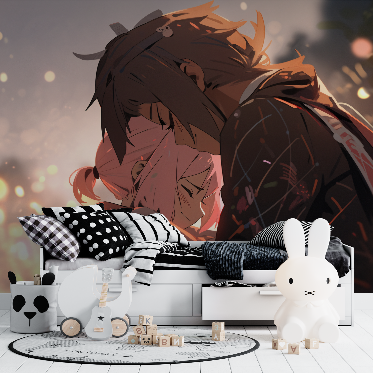 Anime Hero Couple Wallpaper | Murals Wallpaper