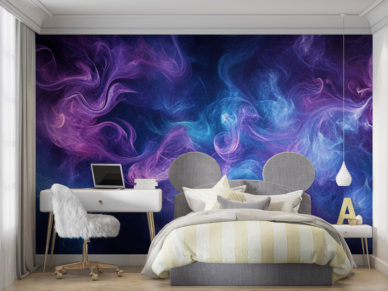 Mysterious Smoke Wallpaper | Murals Wallpaper