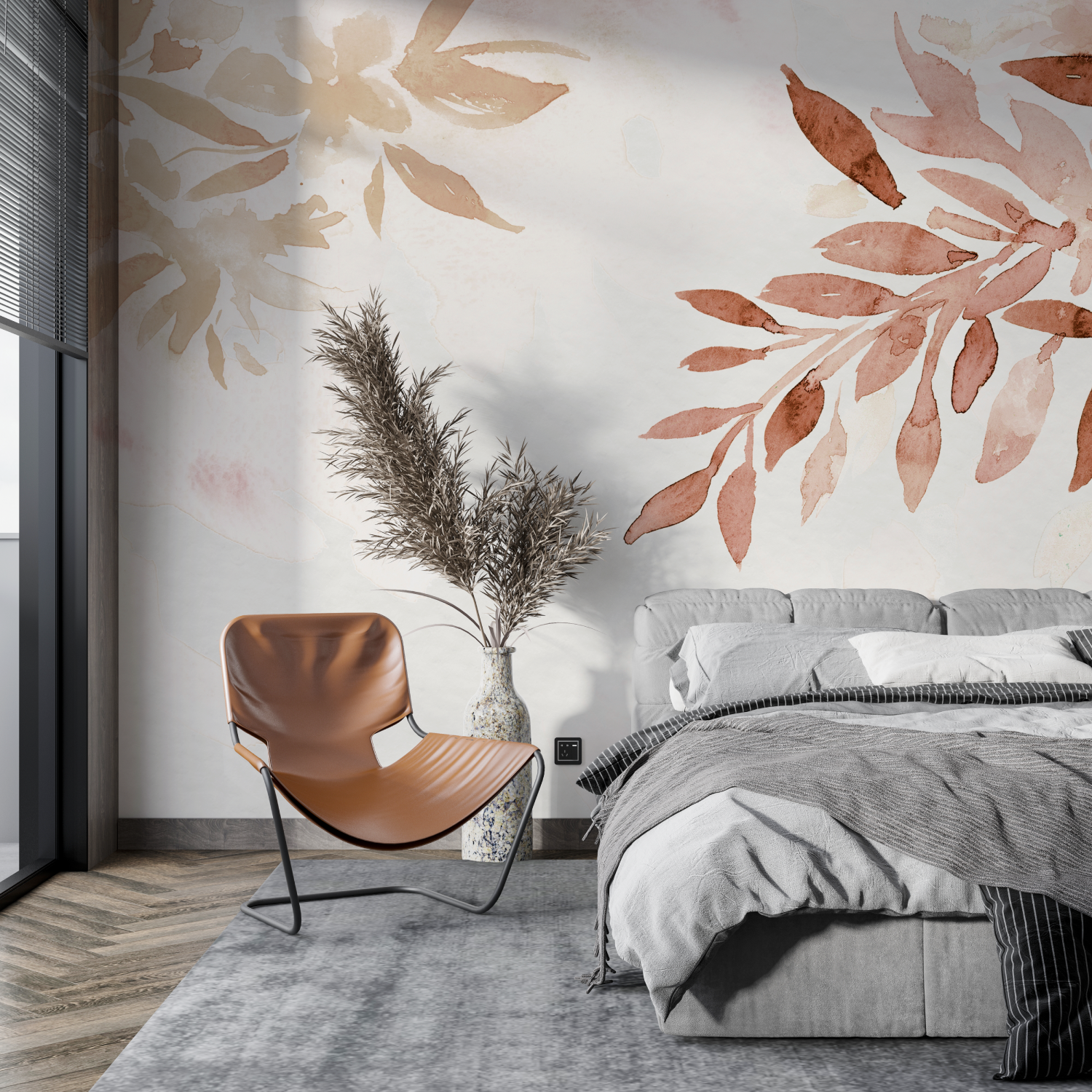 Watercolor Wallpaper Natural Tones | Murals Wallpaper