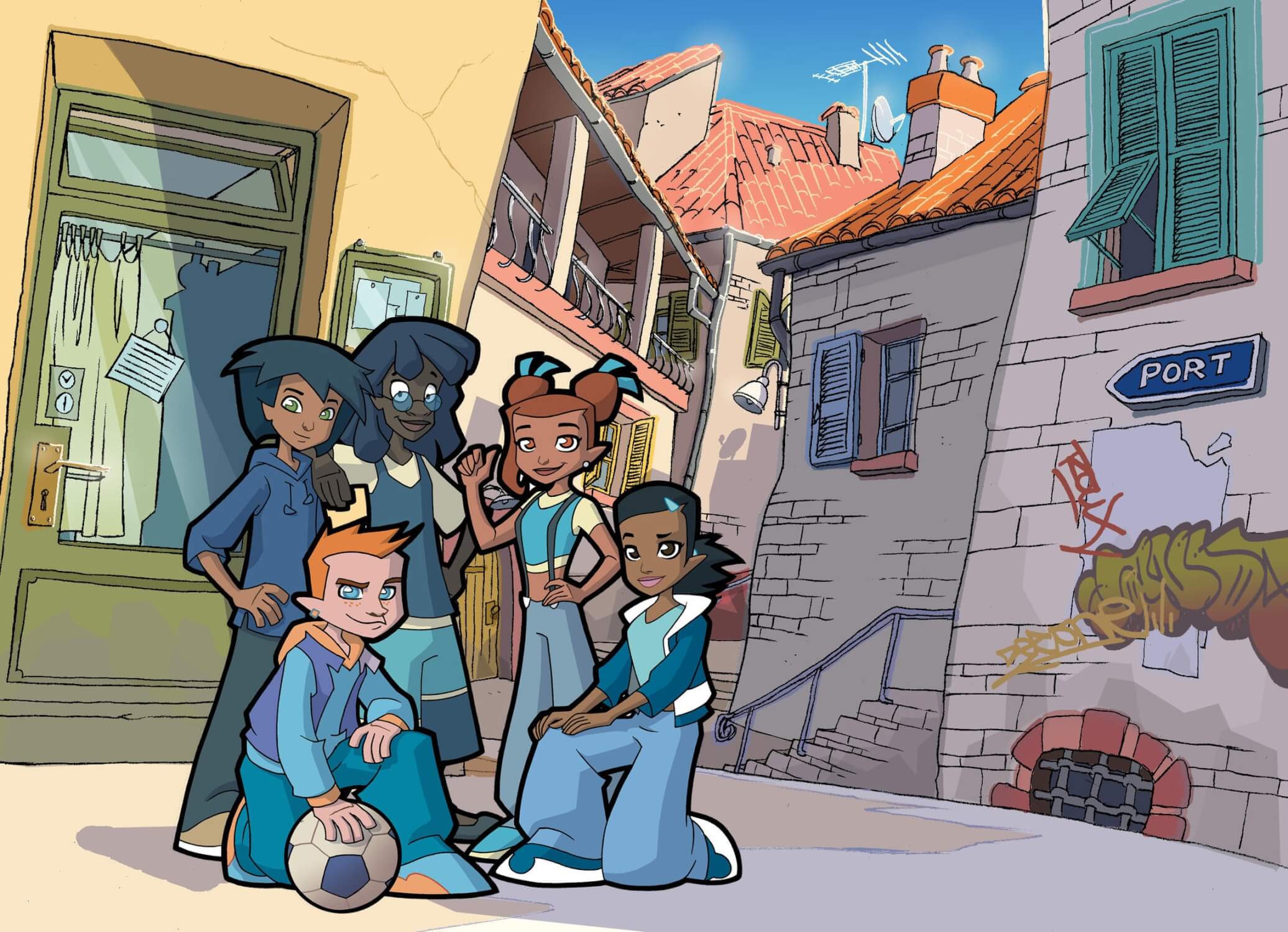 Street Soccer Wallpaper.jpeg | Murals Wallpaper