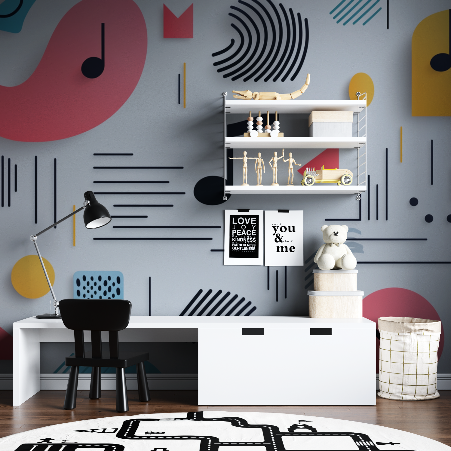 Musiktapete aus Vliesstoff | Wandbildtapete