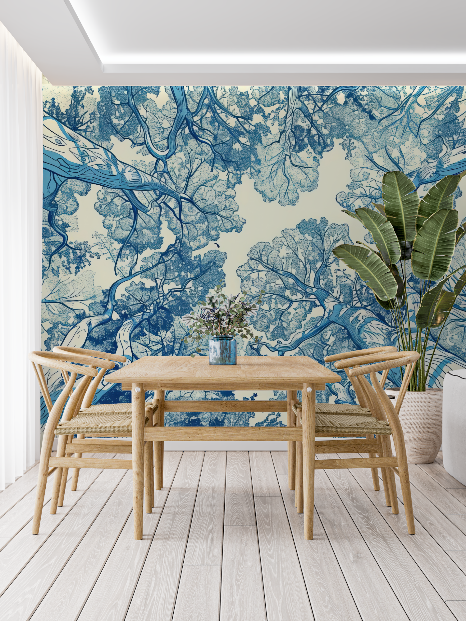 Reinterpreted Toile de Jouy Wallpaper | Murals Wallpaper