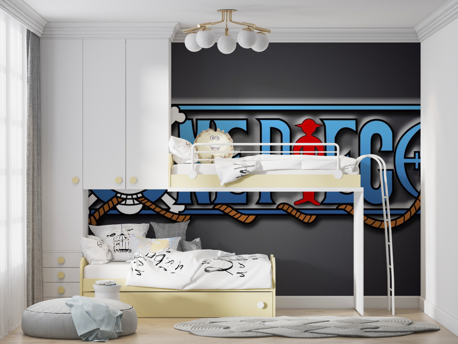 One Piece Logo Wallpaper | Murals Wallpaper