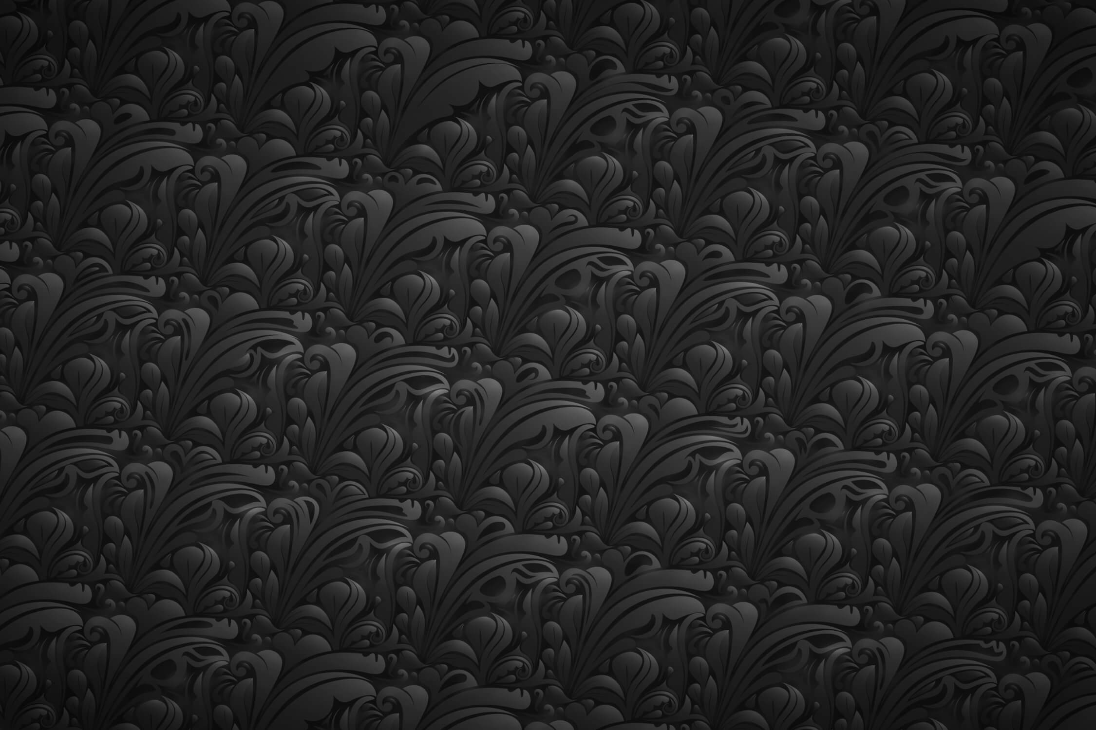 Black Baroque Wallpaper | Murals Wallpaper