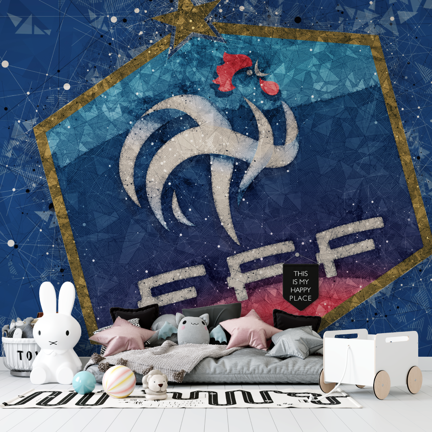 Wall Mural Bedroom Soccer France Team | Murals Wallpaper