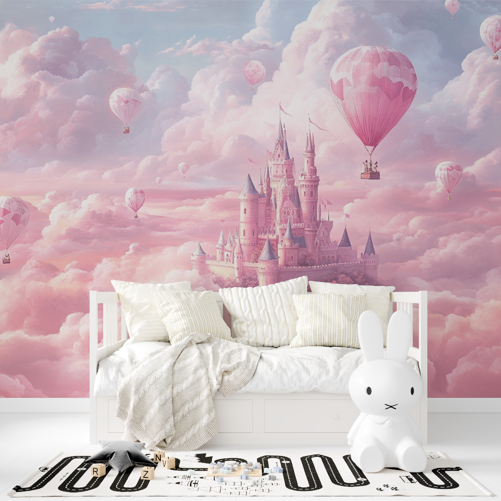 Princess World Wallpaper in Pink | Murals Wallpaper