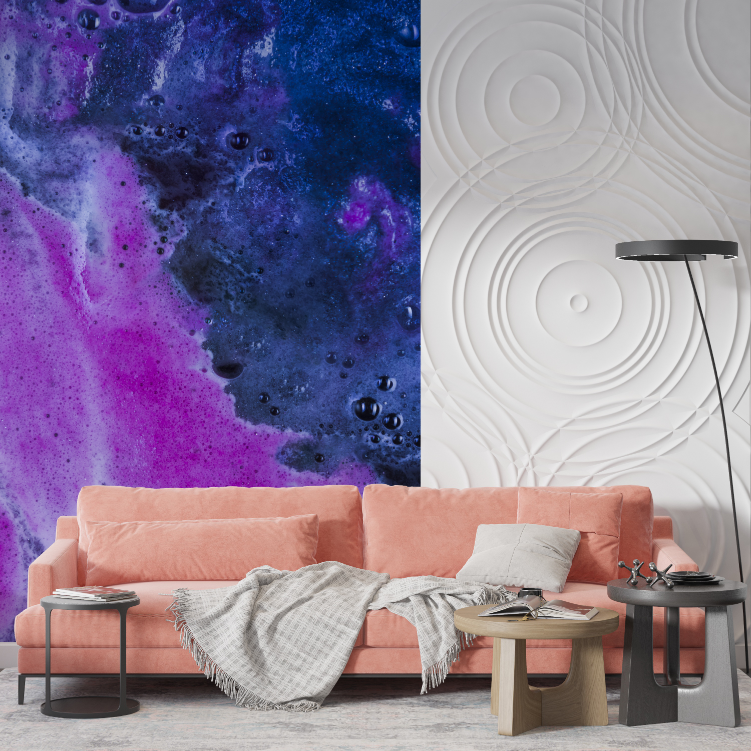 Purple Blue Wallpaper | Murals Wallpaper