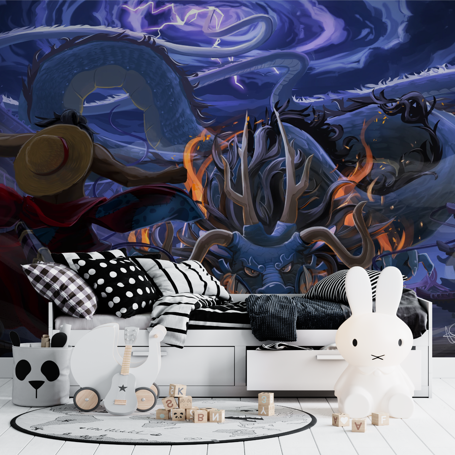 One Piece Wallpaper Luffy Vs Kaido | Murals Wallpaper