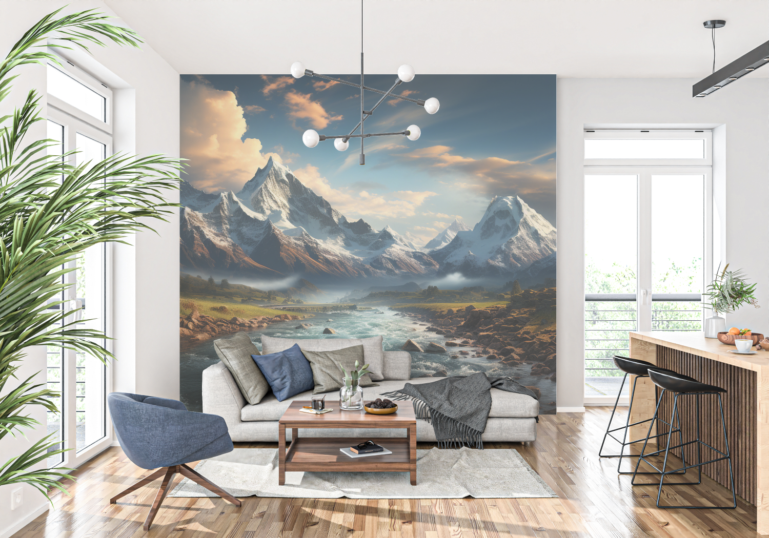 Mountain and Nature Scenic Wallpaper | Murals Wallpaper