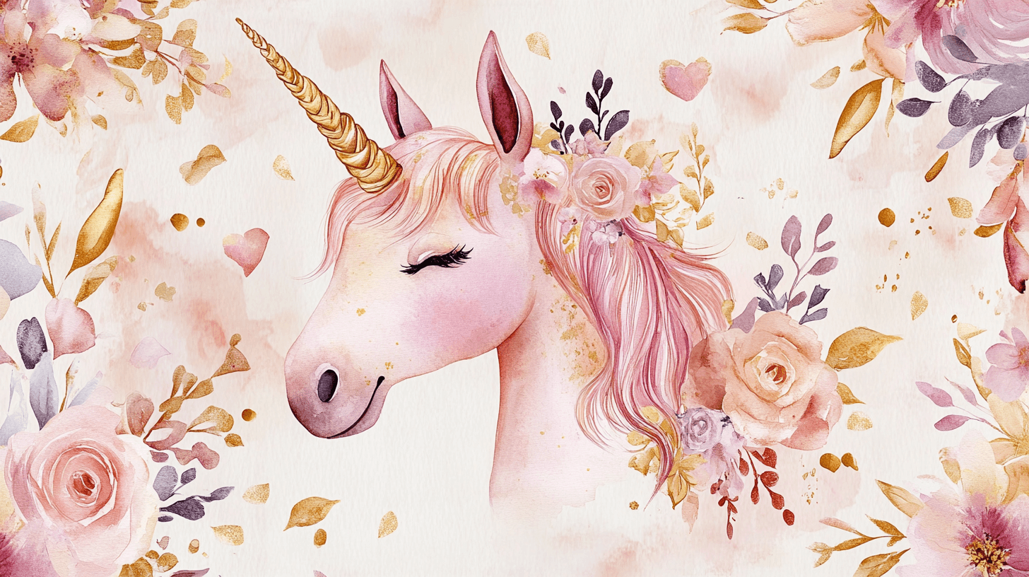 Unicorn Room Wallpaper Royal Decoration | Murals Wallpaper