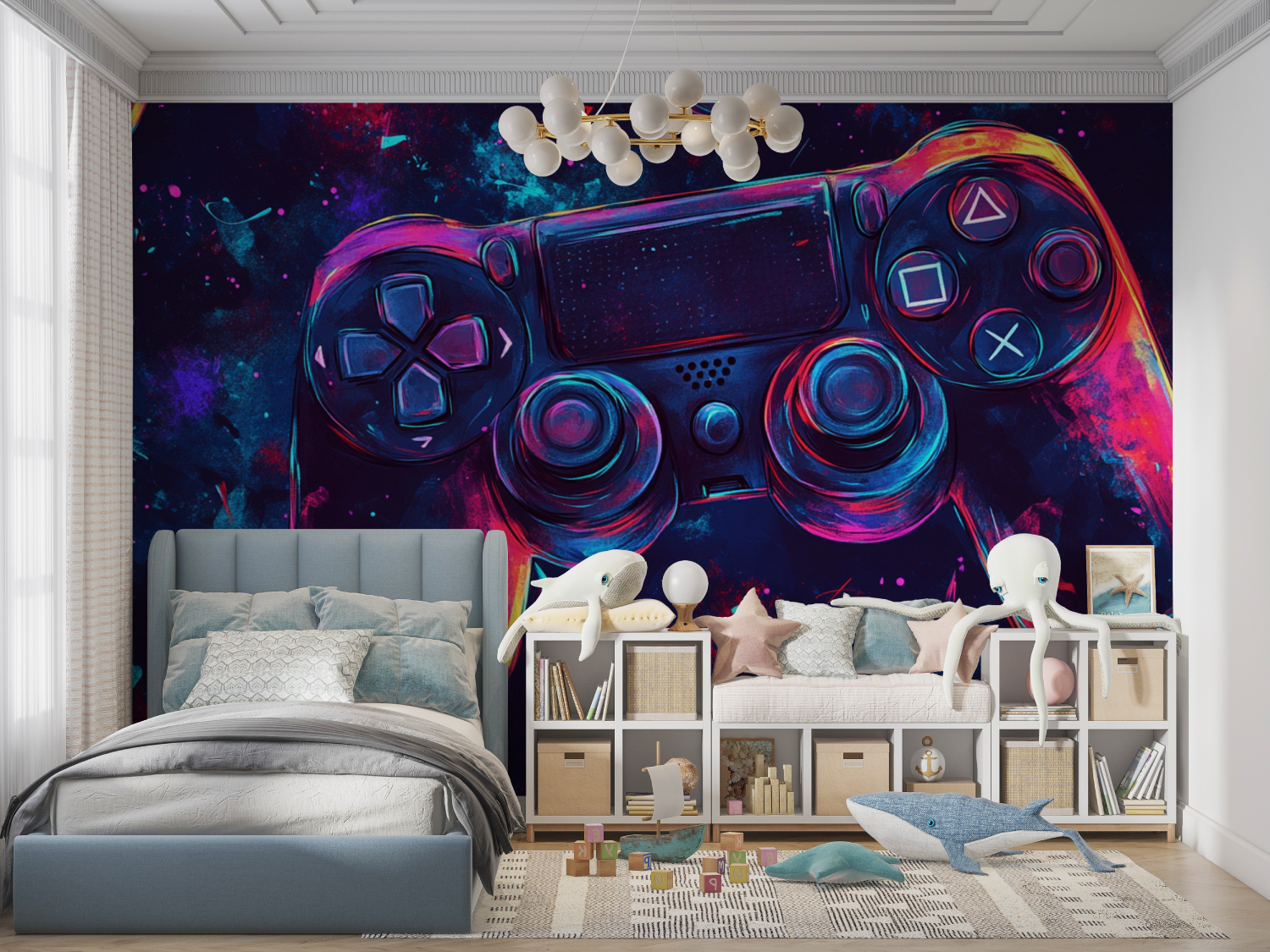 Melting Game Controller Wallpaper | Murals Wallpaper
