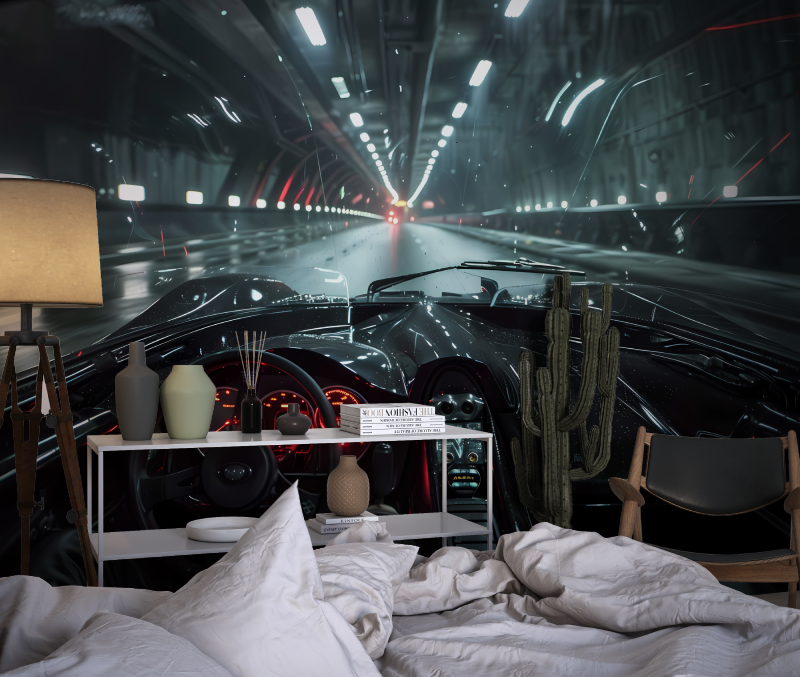 Büroauto-Tapete | Wandbildtapete