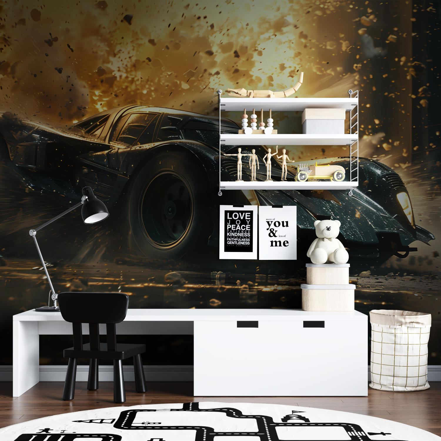 Racing Car Teen Wallpaper | Murals Wallpaper