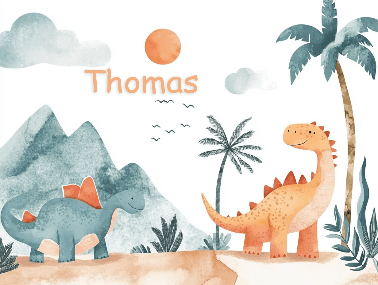 Dino Name Wallpaper | Murals Wallpaper