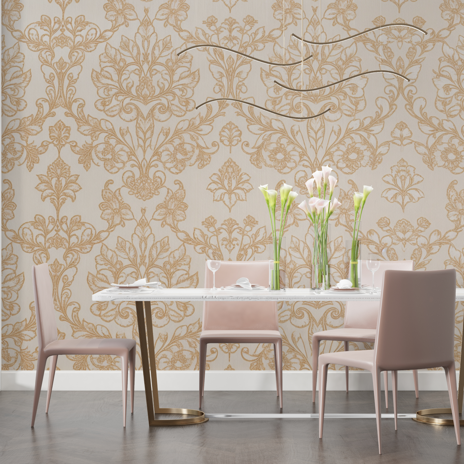 Baroque Gold Wallpaper | Murals Wallpaper