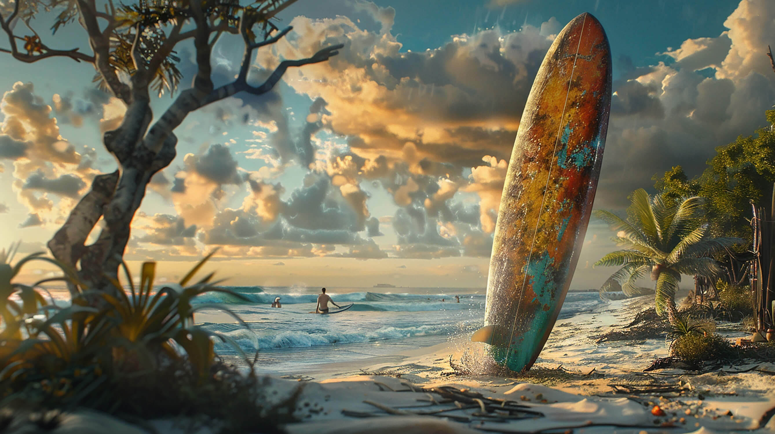 Teen Surf Beach Wallpaper | Murals Wallpaper