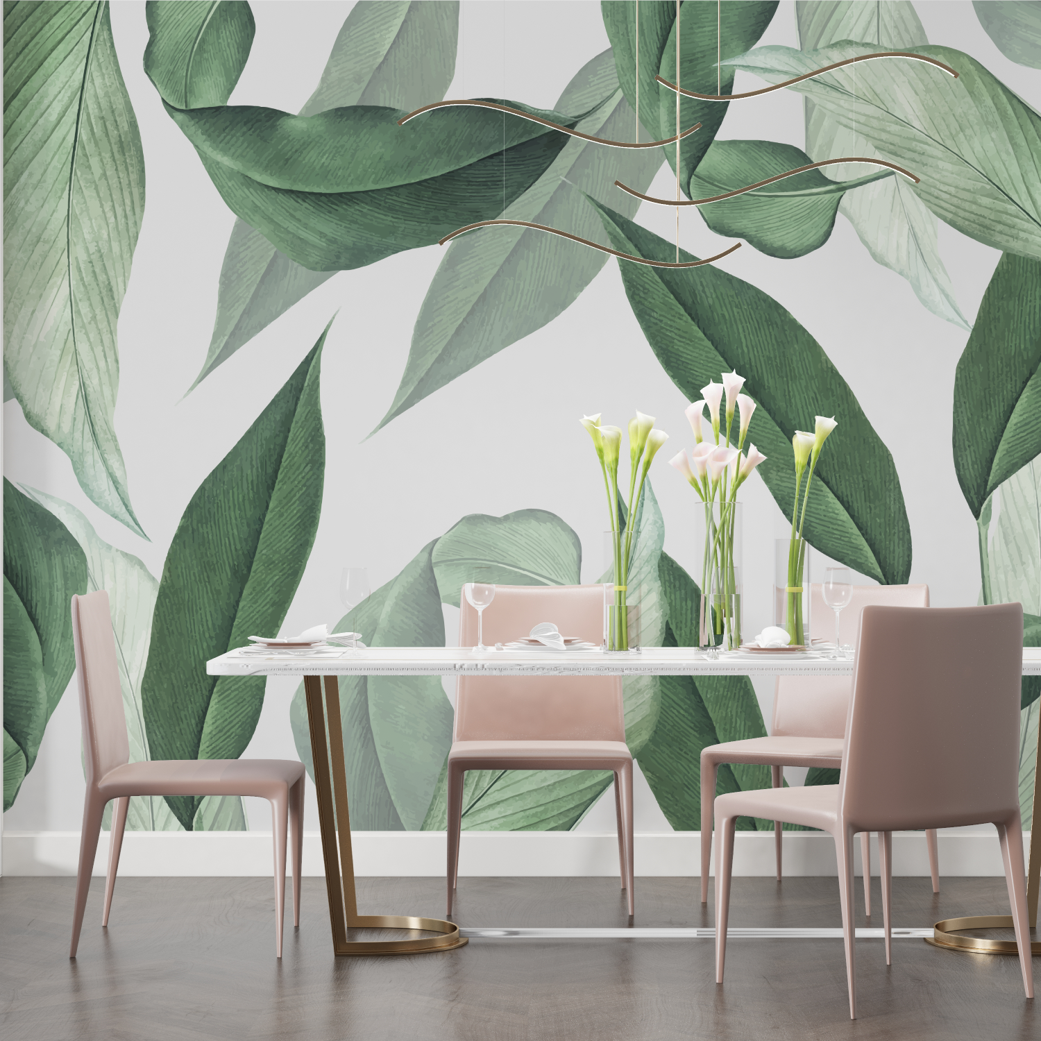 Leaf Green Wallpaper | Murals Wallpaper