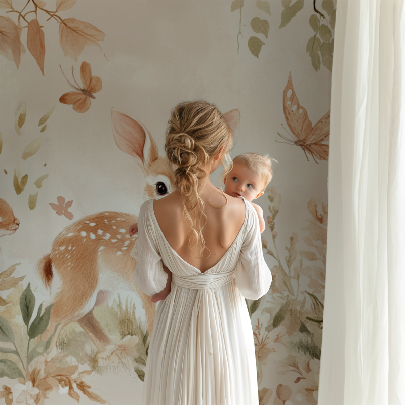 Soft Baby Forest Wallpaper | Murals Wallpaper