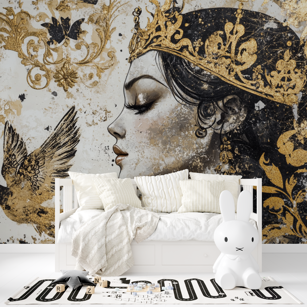 Golden Princess Wallpaper | Murals Wallpaper