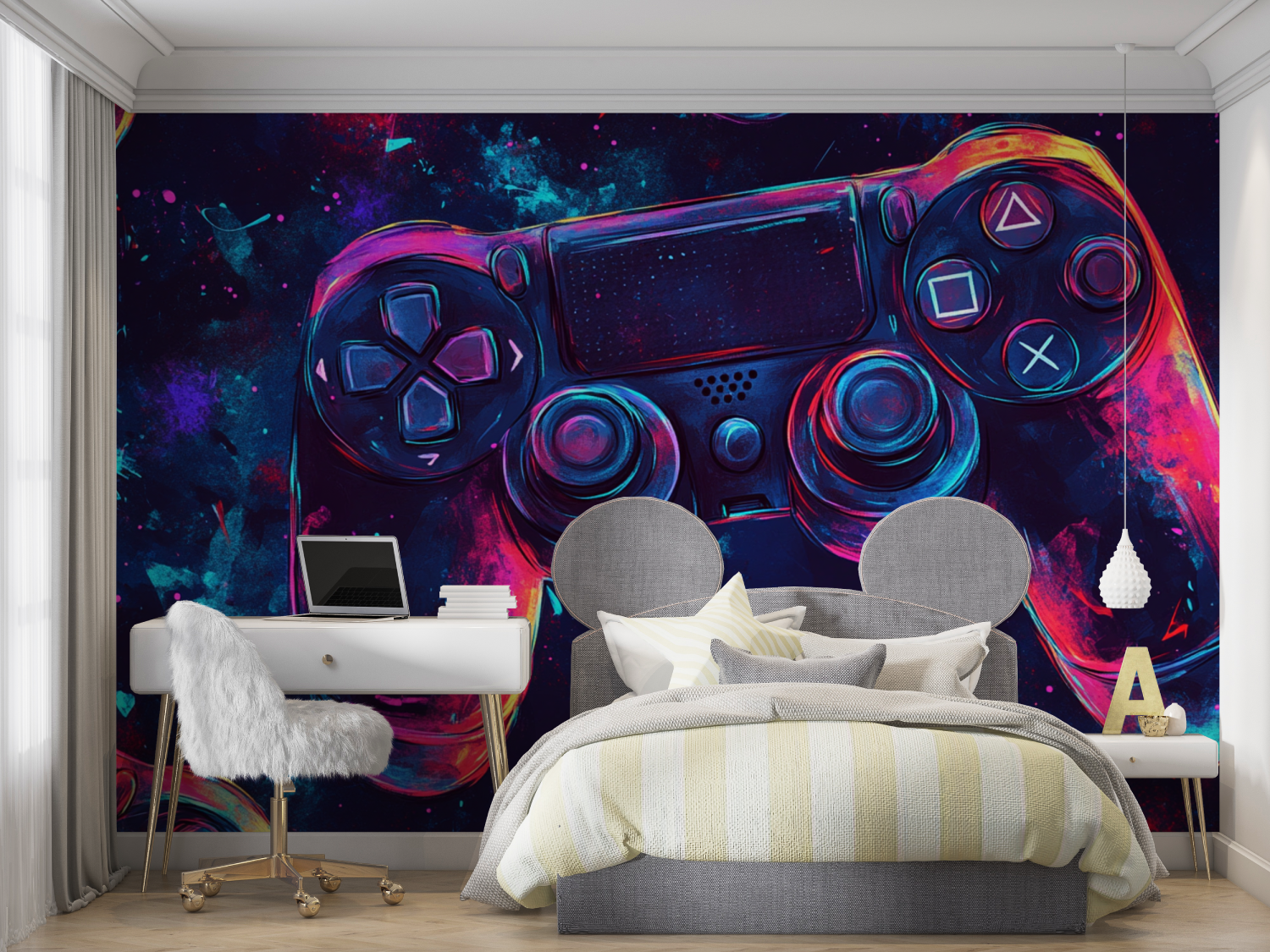 Melting Game Controller Wallpaper | Murals Wallpaper