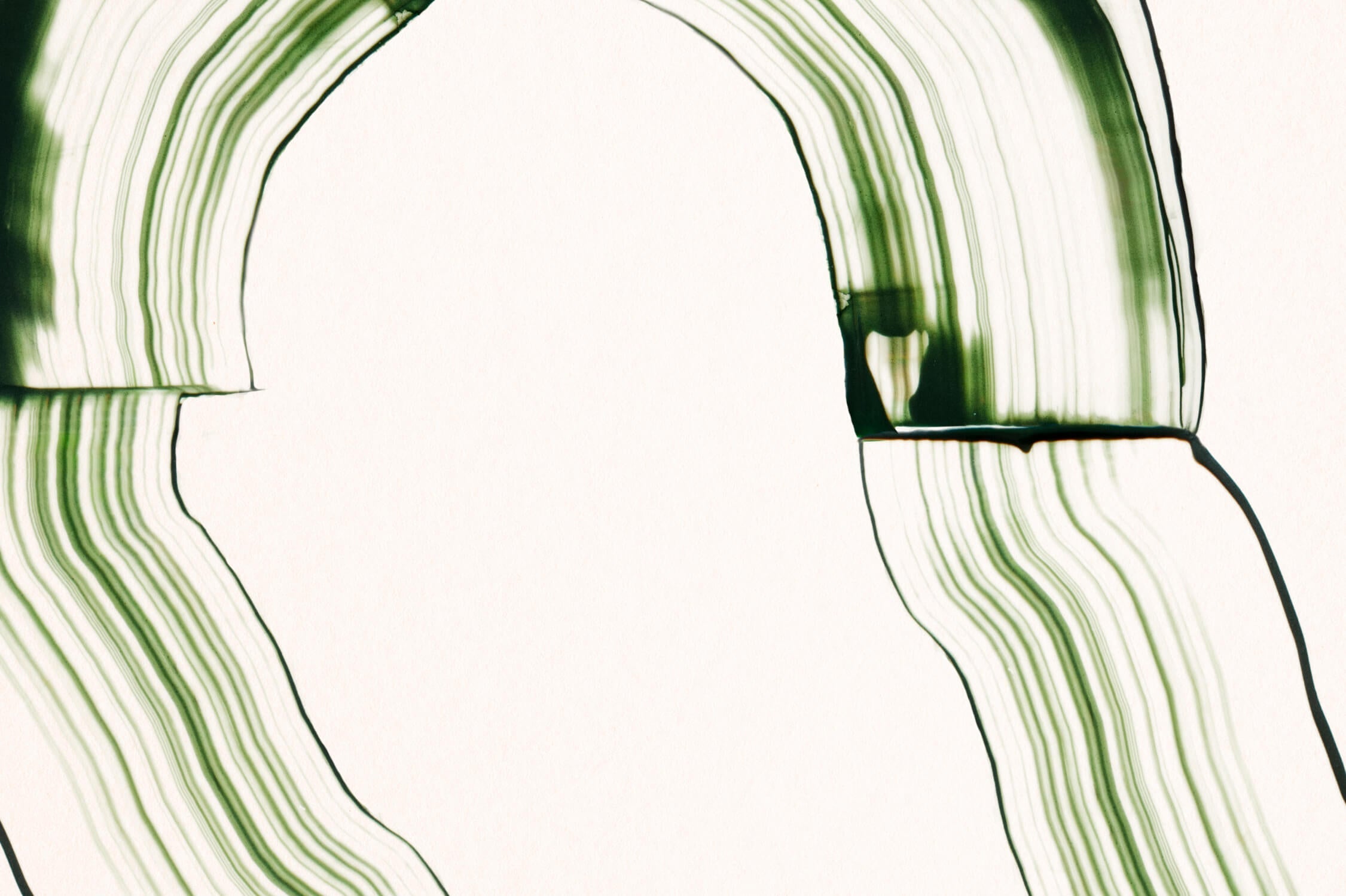 Watercolor Green Lines Wallpaper | Murals Wallpaper