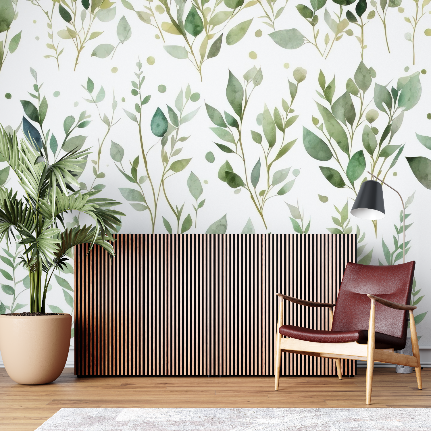 Green Foliage Mural Wallpaper | Murals Wallpaper
