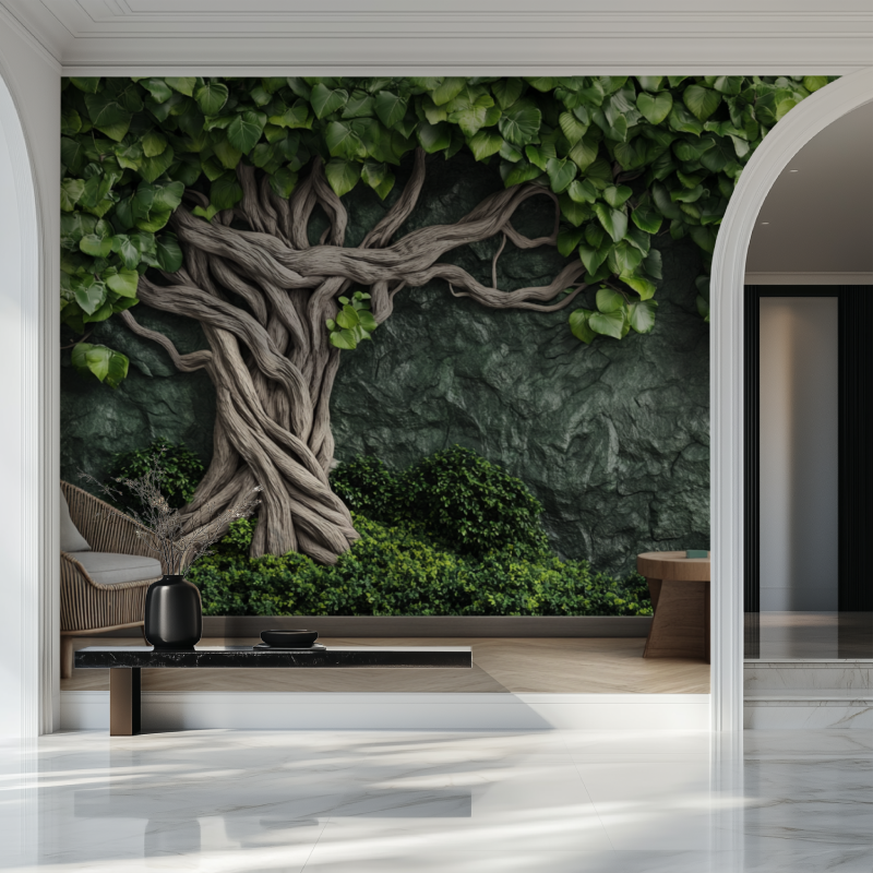 3D Tree Wallpaper | Murals Wallpaper